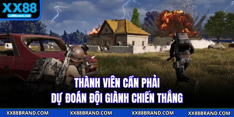 Thành viên cần phải dự đoán đội giành chiến thắng